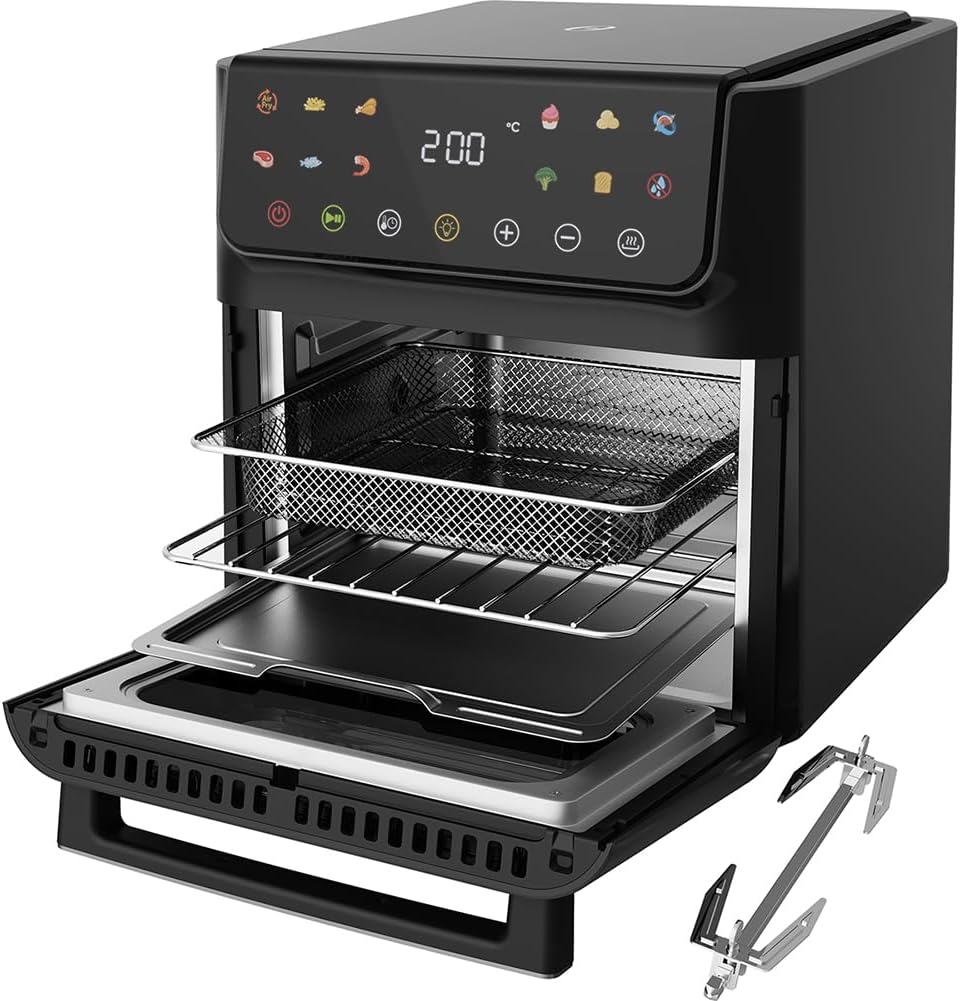 Fritadeira Elétrica Sem Óleo Air Fryer Oven Oster 12L Multi Touch 3 em 1 OFRT790 Cor Preto - 3