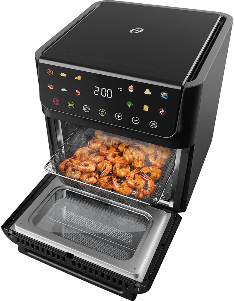 Fritadeira Elétrica Sem Óleo Air Fryer Oven Oster 12L Multi Touch 3 em 1 OFRT790 Cor Preto - 5